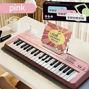 Toy Pink Piano Little Pianist Toy Keyboard